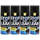 4X 151 Stop That Leak Black Spray 400ml Sealant