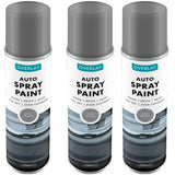 3X Overlay Grey Primer Auto Professional Spray Paint 250ml