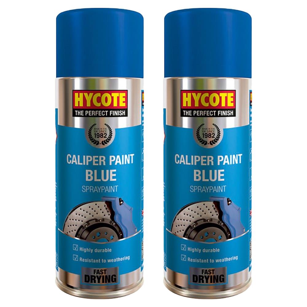 2X Hycote Blue Caliper Spray Paint 400ml Spray Paint
