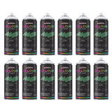 12X Meadow Green RAL 140 50 50 Gloss Spray Paint 400ml