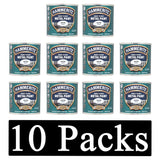 10X Hammerite Satin White Paint 250ml Tin Paint