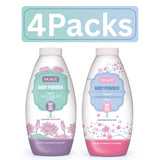4X Nuage Talc Free Body Powder Cherry Blossom & Water Lily Scent 250g