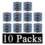 10X Hammerite Smooth Blue Paint 250ml Tin Paint