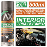 1X - Bring it Black Matt Interior Trim Cleaner Spray 500ml Spray Paint