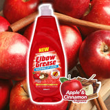 5X Elbow Grease Washing Up Liquid, Apple & Cinnamon Fresh 600ml Power Degreaser