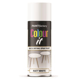 Paint Factory White Matt Spray Paint 400ml