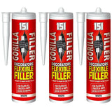 3X Gorilla Filler White 320ml Instant Filler