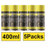 5X - Break Caliper Yellow Gloss Spray Paint 400ml Spray Paint