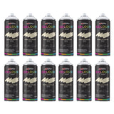 12X Vanilla Cream RAL 1015 Satin Spray Paint 400ml