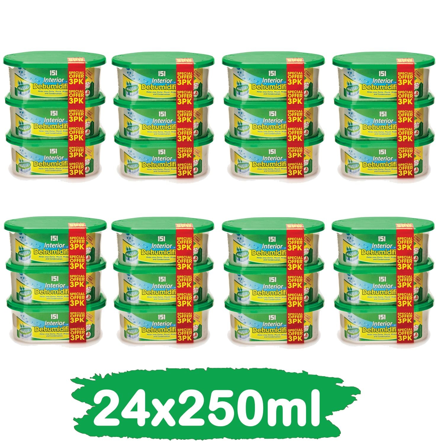 24X Interior Dehumidifier 250ml Dehumidifier