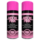 2X Paint Factory Fluorescent Neon Pink Spray Paint 200ml Spray Paint