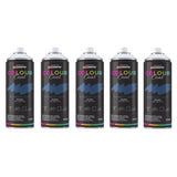 5X Midnight Navy RAL 280 30 30 Gloss Spray Paint 400ml