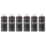 6X Grey Primer Matt Spray Paint 400ml