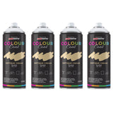 4X Antique Cream RAL 1014 Gloss Spray Paint 400ml