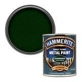 4X Hammerite Hammered Dark Green Paint 750ml