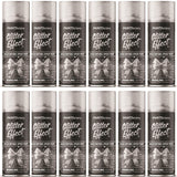 12X - Paint Factory Silver Glitter Effect Spray Paint 400ml