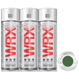 3X WRX Flat Racing Green Spray Paint 400ml Spray Paint