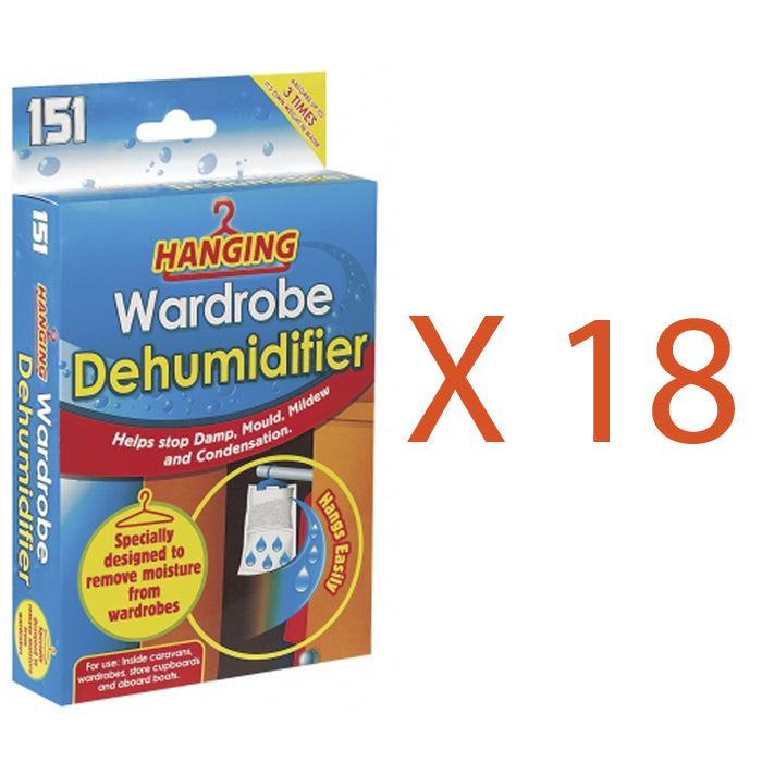 18X Hanging Wardrobe Dehumidifier Dehumidifier