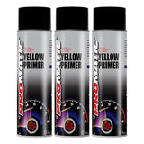 3X Promatic Yellow Primer Spray 500ml Spray Paint