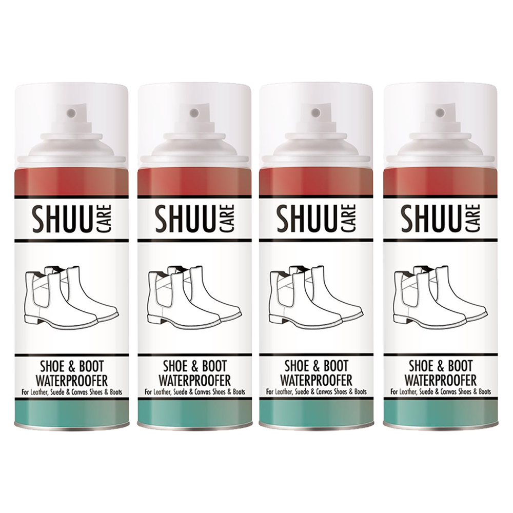 4X Shuu Shoe & Boot Waterproofer Spray 300ml Shoe Repair
