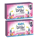 2X - Swirl Tumble Dryer Sheets Spring 35Pk