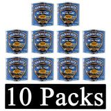 10X Hammerite Smooth Yellow Paint 250ml Tin Paint
