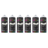 6X Elegant Snow RAL 9012 Satin Spray Paint 400ml
