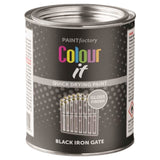 24X - Paint Factory Black Iron Gate Gloss Tin Paint 300ml