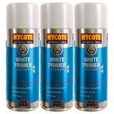 3X Hycote Bodyshop White Primer Spray 400ml Spray Paint