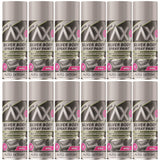12X Auto Extreme Silver Spray Paint 400ml