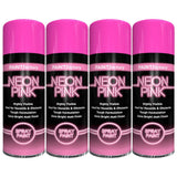 4X Paint Factory Fluorescent Neon Pink Spray Paint 200ml Spray Paint