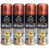 4X Paint Factory Copper Metallic Spray Paint 200ml Spray Paint