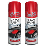 2X Auto Extreme Red Primer Paint 250ml Spray Paint