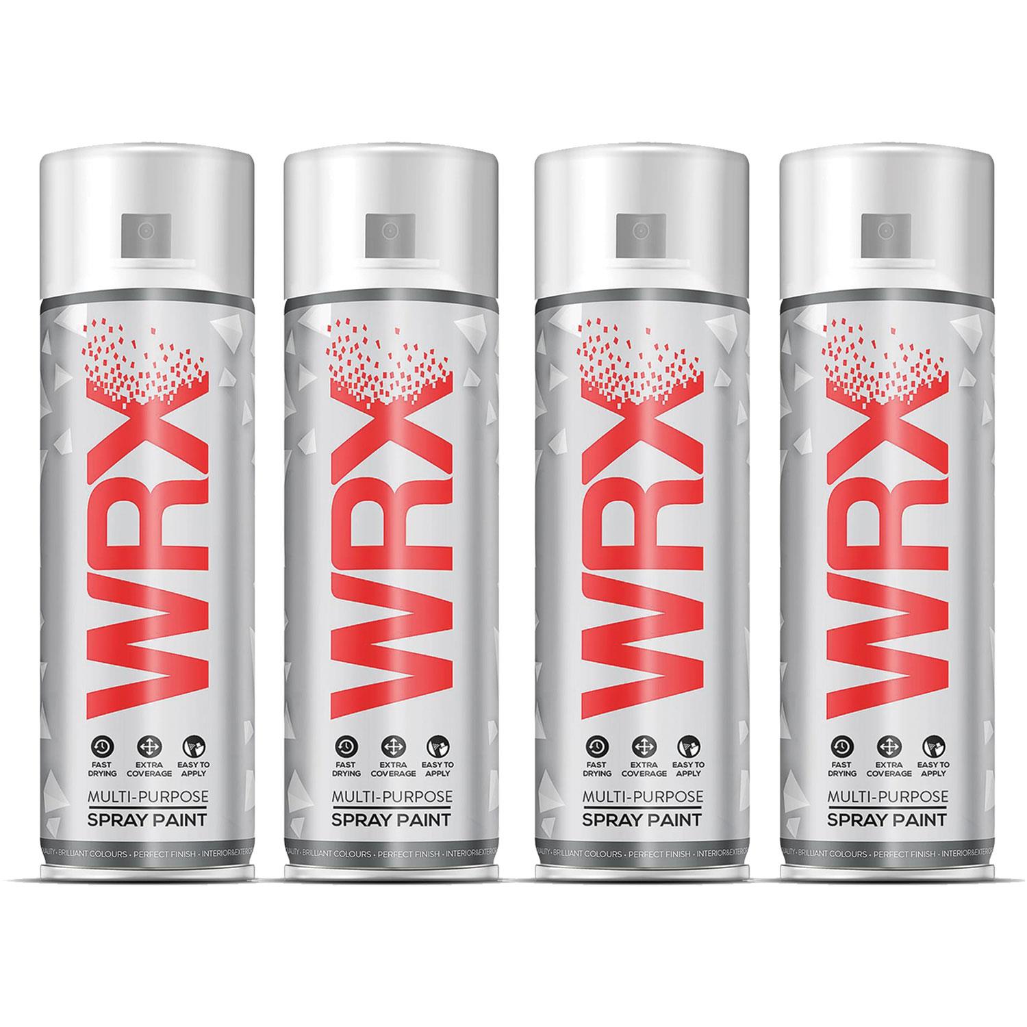 4X WRX Black Grey Spray Paints 400ml Technical Spray
