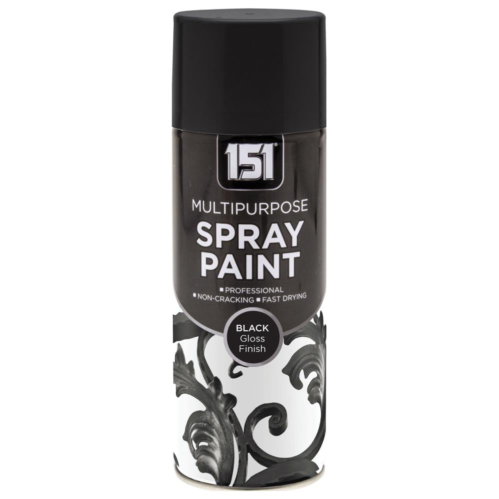 Black Gloss Spray Paint 400ml Spray Paint