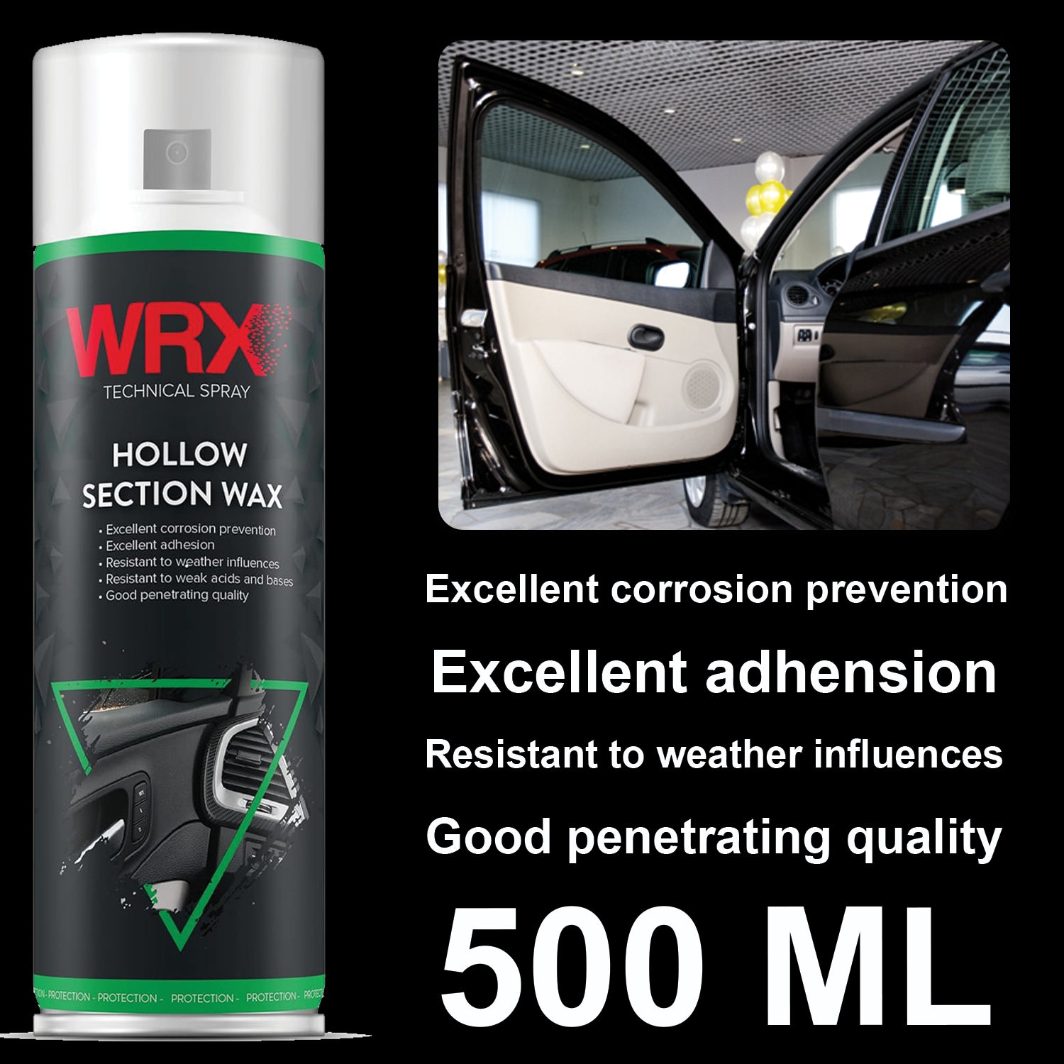 WRX Hollow Section Wax Spray 500ml Technical Spray