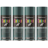 4X Paint Factory Forest Green Gloss Spray Paint 400ml