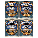 4X Hammerite Hammered Copper Paint 750ml Tin Paint