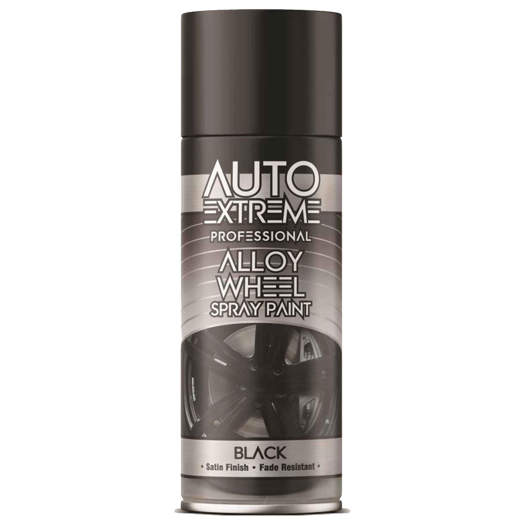 Auto Extreme Black Alloy Wheel Spray Paint 400ml Spray Paint