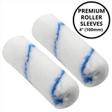 2X Medium Pile Woven Polyester 4" Roller Sleeve Roller Sleeve