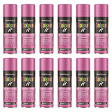 12X Paint Factory Pink Gloss Spray Paint 250ml