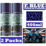 2X - Tractor Spray Paint Ford Blue 400ml Spray Paint