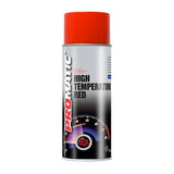 4X Promatic Red High Temperature Spray Paint 400ml Spray Paint