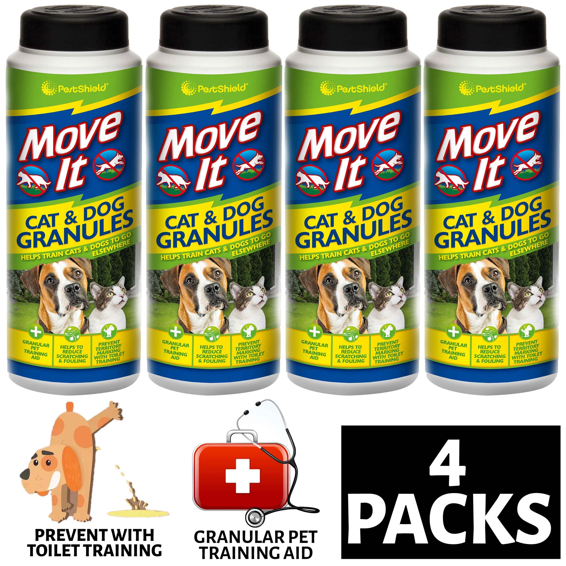 4X Pestshield Move It Cat & Dog Repellent Powder 240g Pet supplies