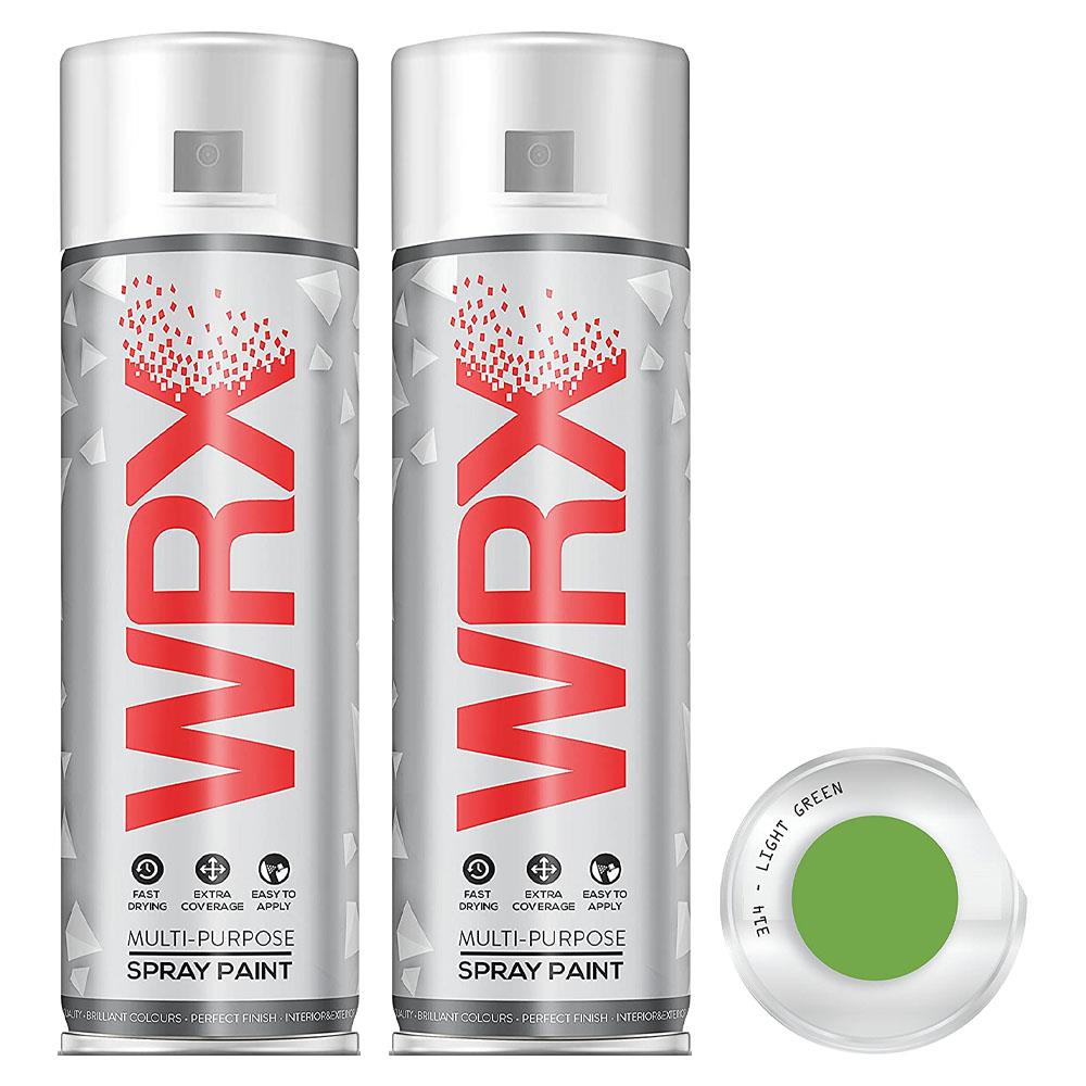 2X WRX Flat Light Green Spray Paint 400ml Spray Paint