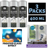 3X 151 Glass Frosting Spray 400ml Spray Paint