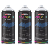 3X Midnight Navy RAL 280 30 30 Gloss Spray Paint 400ml