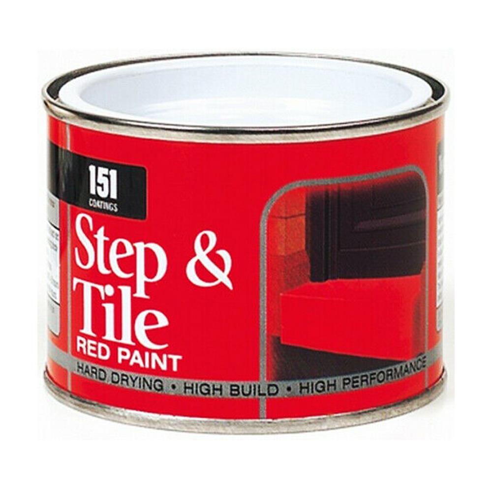 Step & Tile Red Paint Tin 180ml Tin Paint
