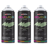 3X Cool Green RAL 130 70 50 Satin Spray Paint 400ml