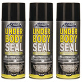 3X Underbody Seal Black Spray 400ml